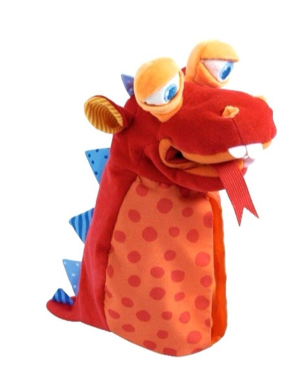 HABA Hand Puppet Eat Dragon w Fire Kids Playtime Glove Puppet NEW Preschool Toys